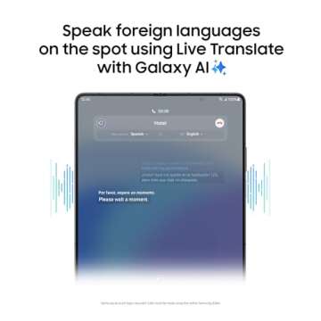 SAMSUNG Galaxy Z Fold5 AI Phone, 512GB Unlocked Android Smartphone, Big 7.6” Screen for Streaming, Gaming, Dual App View, One-Hand Control, Hands-Free Use, US Version, 2023, Phantom Black