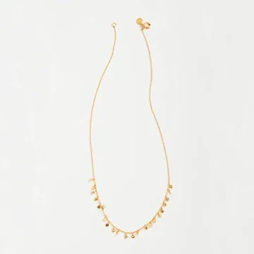 Charming 18k Gold-Plated Chloe Mini Strand Necklace