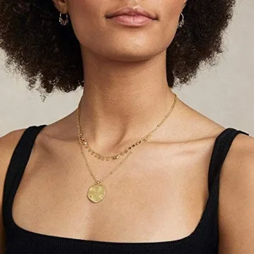 Charming 18k Gold-Plated Chloe Mini Strand Necklace