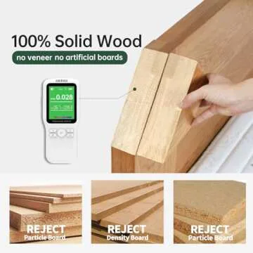 Wayshome Solid Oak Wood Bench, Hand Woven Bench Surface Design, Solid Structure of Chair Legs, Entryway Bench/Bedroom Bench/Dining Bench (Off-White Wood)