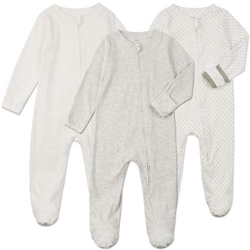 Aablexema Baby Footie Pajamas - Cozy Cotton Sleepwear Set for Infants