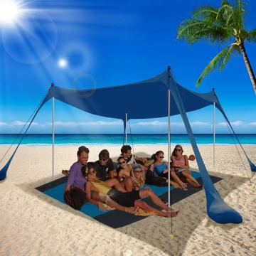 BOTINDO Family Beach Tent Canopy Sun Shade for All Ages