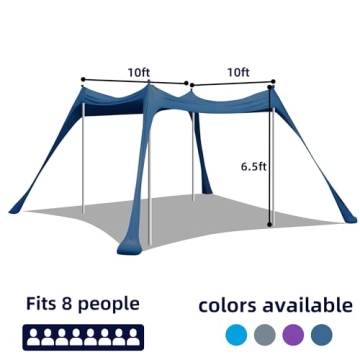 BOTINDO Family Beach Tent Canopy Sun Shade for All Ages