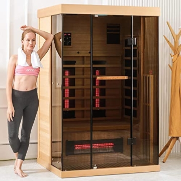 BNEHS Infrared Sauna for 1-2 People with Fast Heating