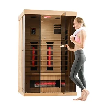 BNEHS Infrared Sauna for 1-2 People with Fast Heating