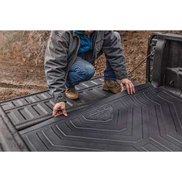 Husky Liners Custom Bed Liner | Fits 2019-2024 Ram Classic w/Out RamBox,2009-2018 Ram 1500 Without RamBox,(67.4 Bed) | 1-pc. Black - 16002