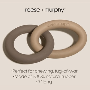 Durable Reese+Murphy Double Ring Toy for All Dogs