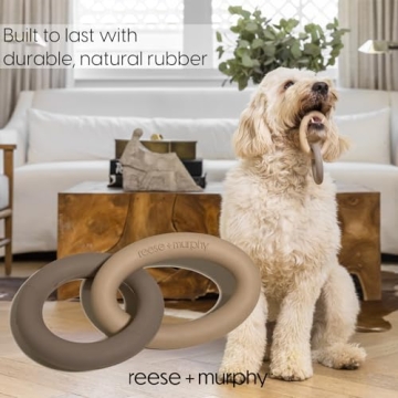 Durable Reese+Murphy Double Ring Toy for All Dogs