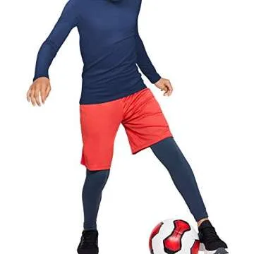 Youth Compression Shirts 3 Pack for Active Kids Performance