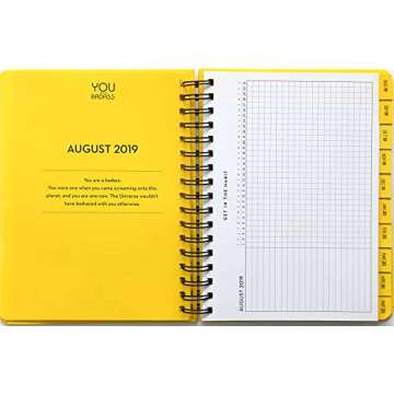 You Are a Badass 17-Month 2019-2020 Monthly/Weekly Planning Calendar