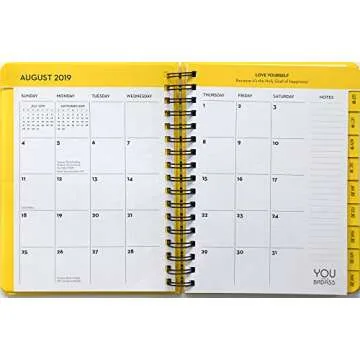 You Are a Badass 17-Month 2019-2020 Monthly/Weekly Planning Calendar