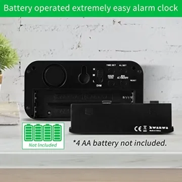 Quality LED Digital Alarm Clock for Home and Travel