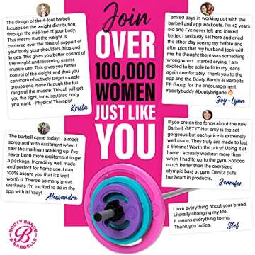 Stylish Women’s 4-Foot Barbell Set for Home Gym