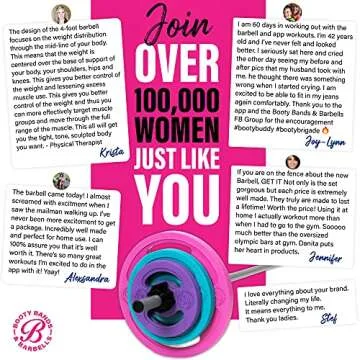 Stylish Women’s 4-Foot Barbell Set for Home Gym