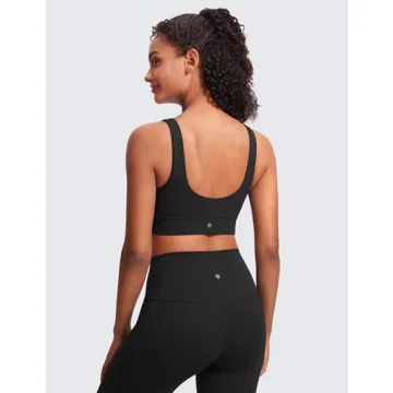 CRZ YOGA Butterluxe Womens U Back Sports Bra Comfort & Style