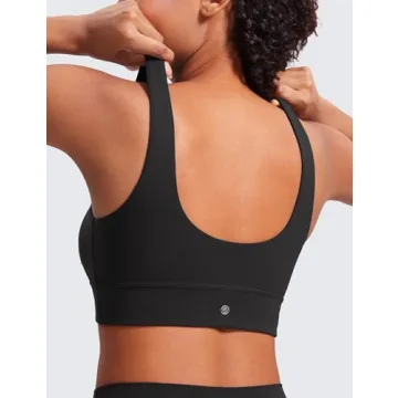 CRZ YOGA Butterluxe Womens U Back Sports Bra Comfort & Style