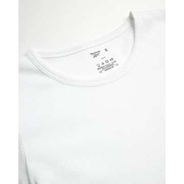 Reebok Girls' 100% Cotton Undershirt - Soft & Comfy Tees