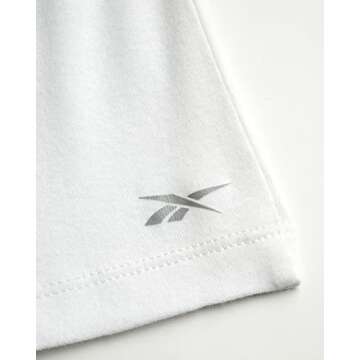 Reebok Girls' 100% Cotton Undershirt - Soft & Comfy Tees