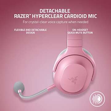 Razer Barracuda X Wireless Gaming Headset - Quartz Pink