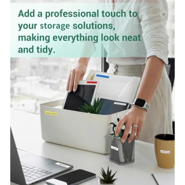 Vixic D210S Label Maker with Tapes for Home and Office