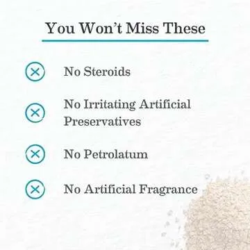 Earth Mama Eczema Cream | Therapeutic Itch Relief Moisturizer Lotion for Itchy Rashes, Bug Bites, Poison Oak, Ivy & Sumac | No Steroids, Artificial Preservatives or Fragrance, 3-oz Tube