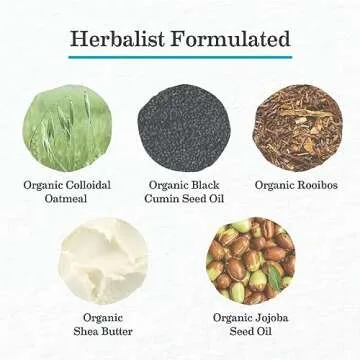 Earth Mama Eczema Cream | Therapeutic Itch Relief Moisturizer Lotion for Itchy Rashes, Bug Bites, Poison Oak, Ivy & Sumac | No Steroids, Artificial Preservatives or Fragrance, 3-oz Tube