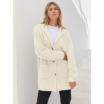 Stylish MEROKEETY Women's Oversized Cardigan Sweater