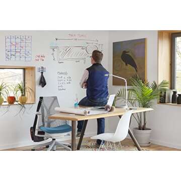 IDEAPAINT Home White Dry Erase Paint Kit, 40 SQ FT | Turn Any Surface Into a Premium Whiteboard Surface