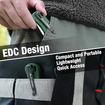 FLISSA 4.5" Lightweight Folding Pocket Knife - EDC Essential