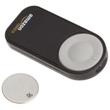 Amazon Basics Wireless Remote Control Shutter Release For Nikon Digital SLR Camera, Black