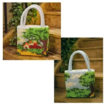 Stylish YUSHINY Acrylic Beaded Tote for Women