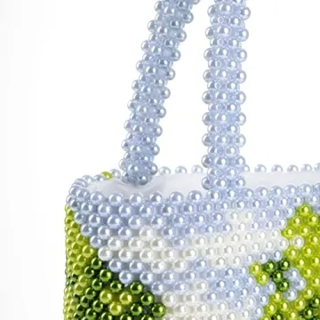 Stylish YUSHINY Acrylic Beaded Tote for Women