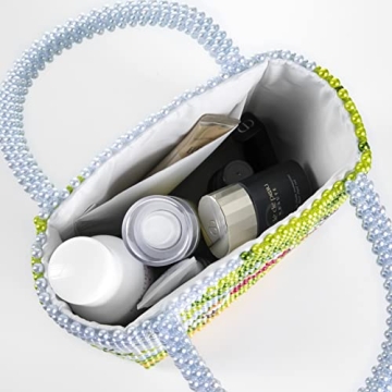 Stylish YUSHINY Acrylic Beaded Tote for Women