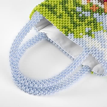 Stylish YUSHINY Acrylic Beaded Tote for Women