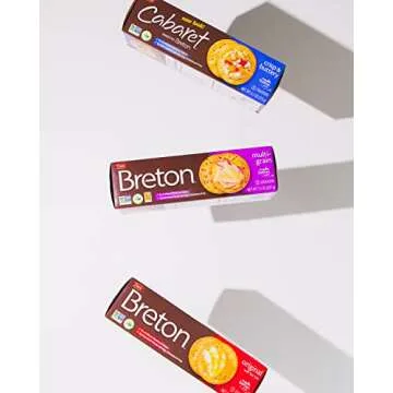 Breton Multigrain Crackers, 7.3 Ounce (Pack of 3)