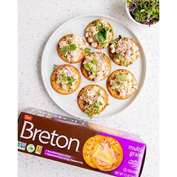 Breton Multigrain Crackers, 7.3 Ounce (Pack of 3)