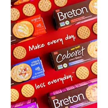 Breton Multigrain Crackers, 7.3 Ounce (Pack of 3)