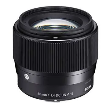 Sigma 56mm f/1.4 DC DN Lens Bundle - Perfect for Sony E Cameras