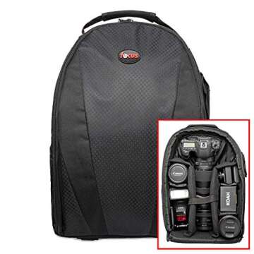 Sigma 56mm f/1.4 DC DN Contemporary Lens for Sony E Bundle with 64GB Ultra SDXC UHS-I Memory Card, Battery (2-Pack) and Dual Charger, Filter Kit, Lens Pouch, and Photo and Video Backpack (6 Items)