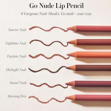 RMS Beauty Go Nude Lip Pencil - Long Lasting Lip Liner & Sharpener