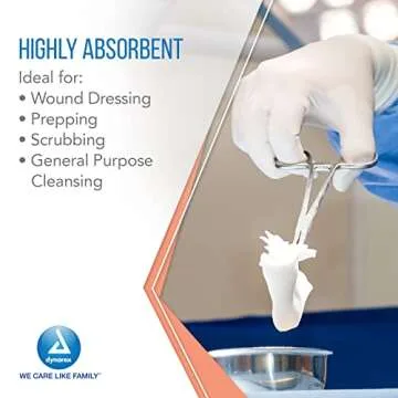 Dynarex Non-Woven Sponges - Absorbent & Soft for All Uses