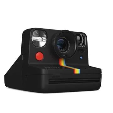 Polaroid Now+ Generation 2 - Camera + Film Bundle (16 Photos Included) - Black - Bluetooth Connected App Controlled Instant Film Camera-6250