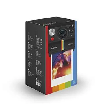 Polaroid Now+ Generation 2 - Camera + Film Bundle (16 Photos Included) - Black - Bluetooth Connected App Controlled Instant Film Camera-6250