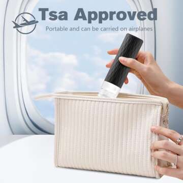 YEALIFE Travel Bottles for Toiletries, TSA Approved 3.4oz Travel Size Containers, BPA Free Leak Proo...