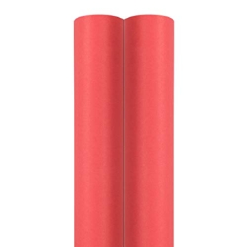 JAM Paper Matte Red Gift Wrap - 50 Sq Ft - 2 Rolls
