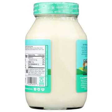 Follow Your Heart Non-GMO Vegenaise Soy Free Better Than Mayo Dressing, 32 Ounce (Pack of 6)