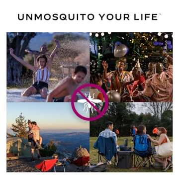 Thermacell Mosquito Repeller Patio Shield; Includes 12-Hour Refill; 15 Foot Zone of Protection; Highly Effective Mosquito Repellent for Patio; Deet Free Bug Spray Alternative; Scent Free