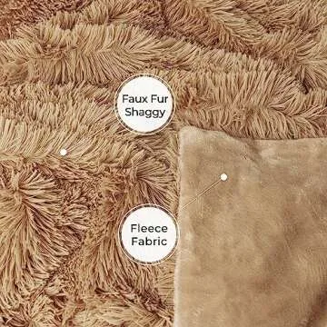 Cozy Tuddrom Faux Fur Throw Blanket - Luxury and Comfort