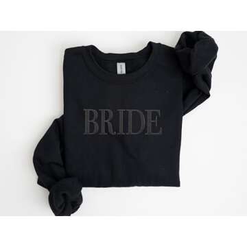 NicheBee Bride Sweatshirt for Brides-to-Be, Custom Mrs. Gift