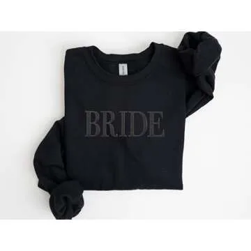 NicheBee Bride Sweatshirt for Brides-to-Be, Custom Mrs. Gift